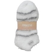 Wholesale - 2pk PAWZ LADIES WHT/LUNAR ROCK LOUNGE LC STRIPE SOCKS C/P 60, UPC: 194587546041